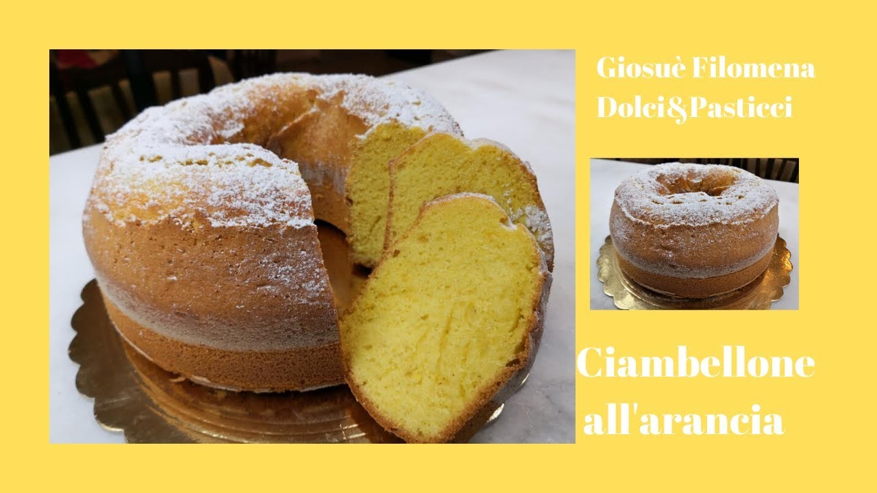 Ciambellone all'arancia