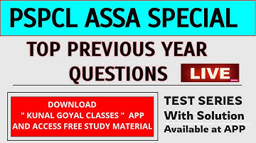 PSPCL ASSA  SPECIAL LIVE QUESTIONS