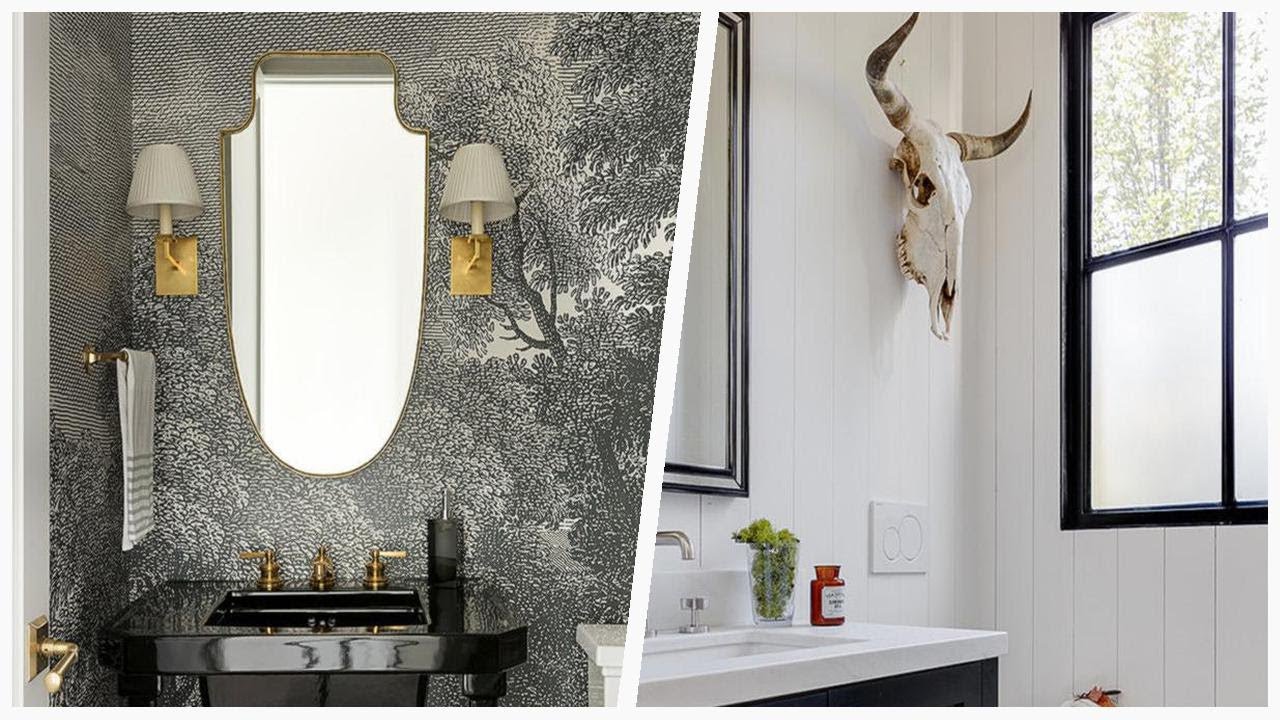 Maximize Style in a Small Chic Powder Room | Designer CheatSheet