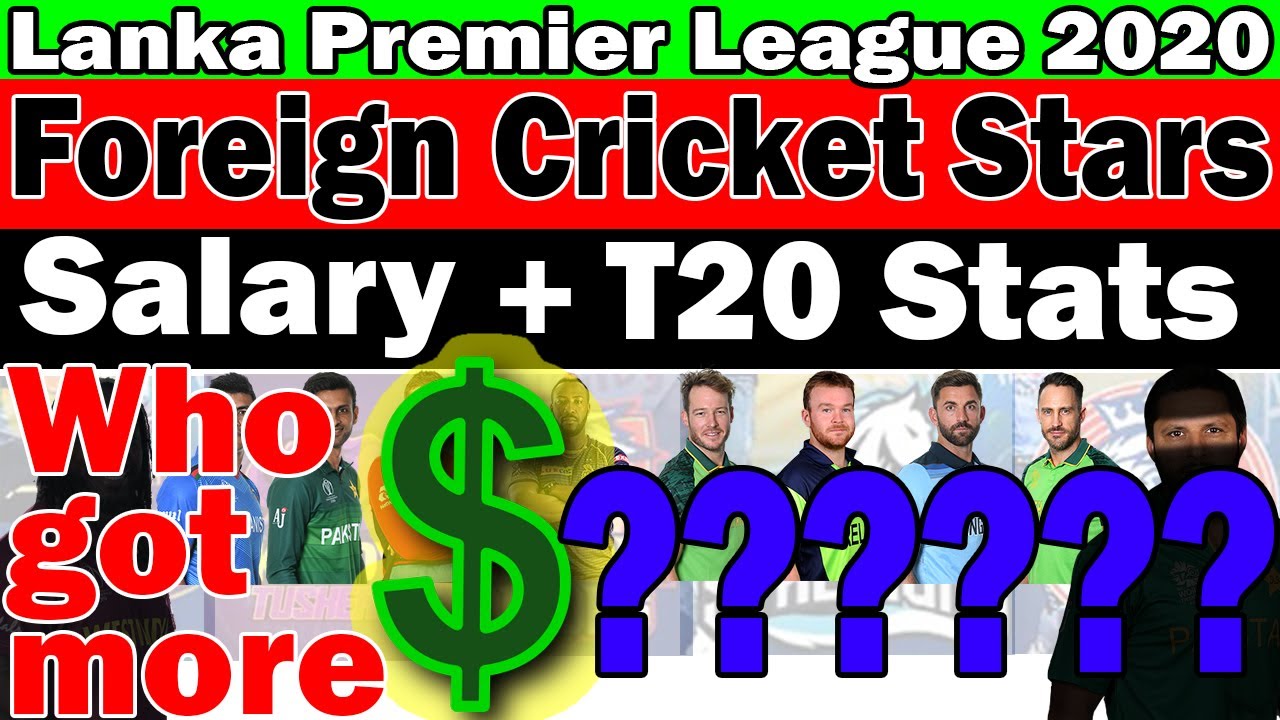LPL 2020✅International BIg Cricket Stars⭐in LPL 2020 Final Squads Lanka Premier League 2020 Players