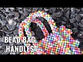SHRIMPS ANTONIO BEADED BAG HANDLES PT 3 // HOW TO MAKE A PEARL BEAD BAG  || BYWINNIE