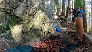 360 Attempting To Climb My One Muscle Sullys Hangout, Bc, Canada