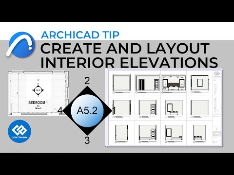 How to Automatically Name and Place Interior Elevations on Layouts in Archicad!