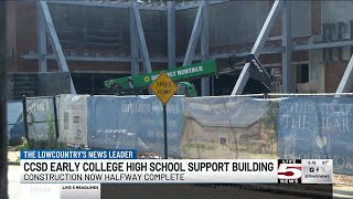 VIDEO: Early College High School construction halfway complete