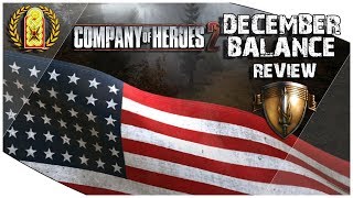 Company of Heroes 2 December Balance Patch Review 1.7 (CoH2 DBP) - USF