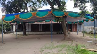 Proses Pasang Terop Datar 12x12 Kendala Pohon Besar Tetap Mewah