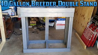 double 40 gallon breeder rack.