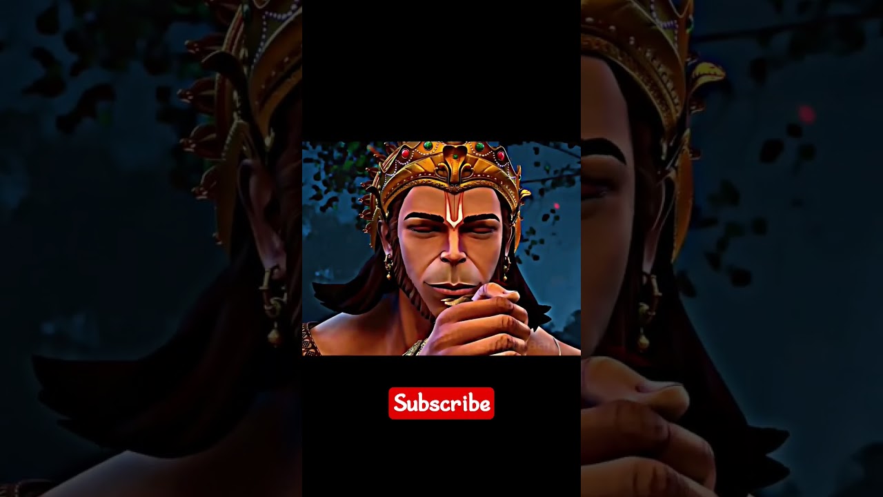 Hanuman ji and ravan arm wrestling || Jay shree Ram status ❤️ 