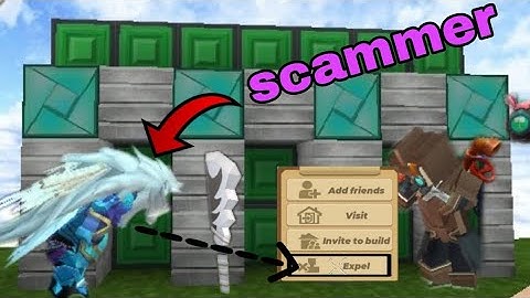scammer tried to scam me #blockmango #skyblock #scamers
