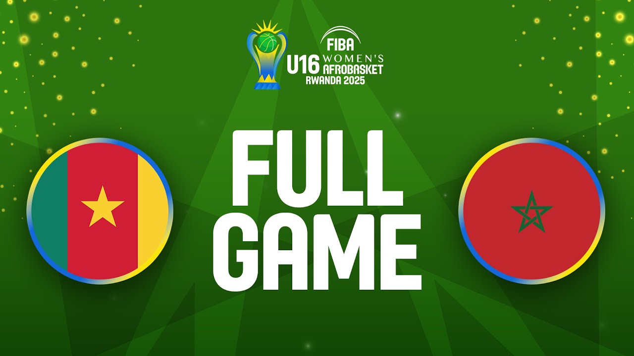 Group Phase | Cameroon v Morocco | Full Basketball Game | FIBA U16 Women's AfroBasket 2025