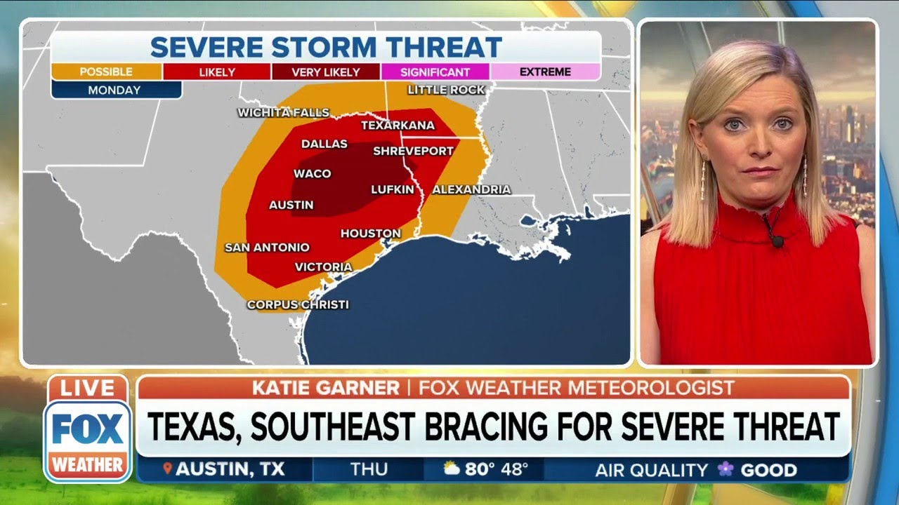 Significant Severe Weather Outbreak Possible In South Next Week - YouTube