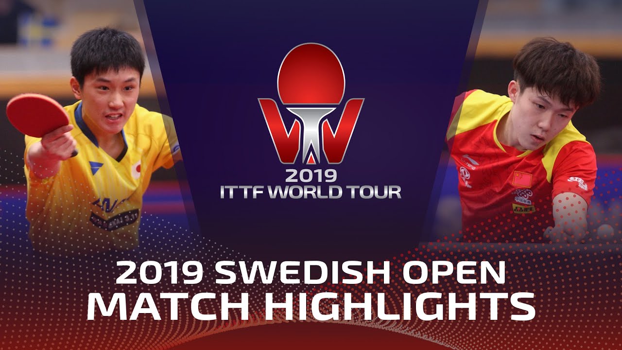 Wang Chuqin vs Tomokazu Harimoto 2019 ITTF Swedish Open Highlights (R16) 