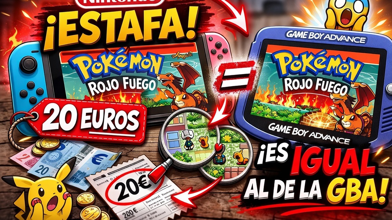 NINTENDO nos ESTADA con POKEMON ROJO FUEGO
