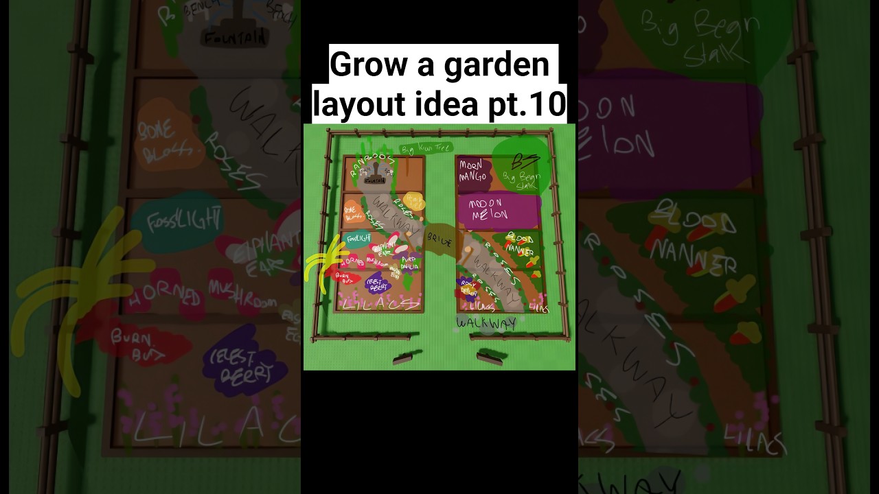 Grow a garden layout idea part- 10 