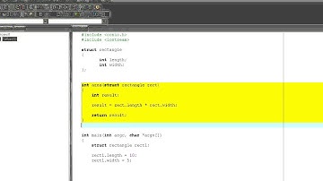 C Programming Tutorial 31 - Passing Structures to Functions