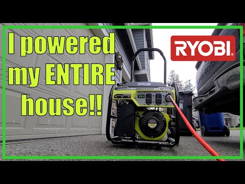 RYOBI 6500 Watt Generator | Can it power my WHOLE house? |