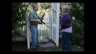 Carolyn Gracie QVC Host with Jon Telle Mueller Expert AR BlueClean Pressure Washer around the house