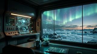 Space Ambient: Deep Focus | Ice Planet Work Music, Sci-Fi Ambience