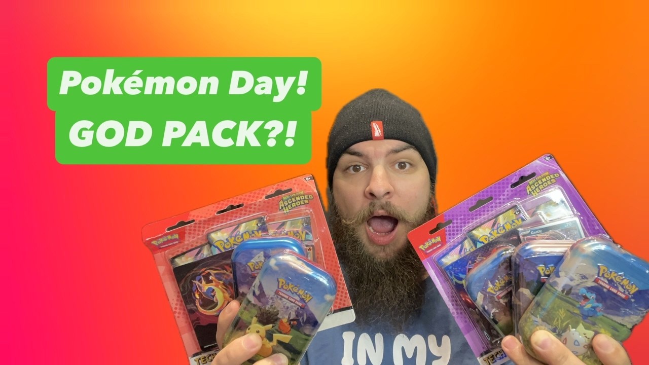 Can We Pull A God Pack For Pokemon Day?! - Ascended Heroes Pack Opening