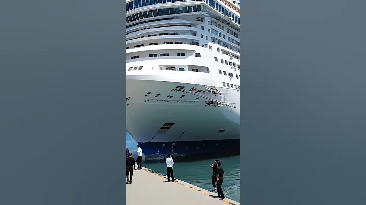 Giant Cruise Ship Loses Control and Crashes Into Concrete Dock!