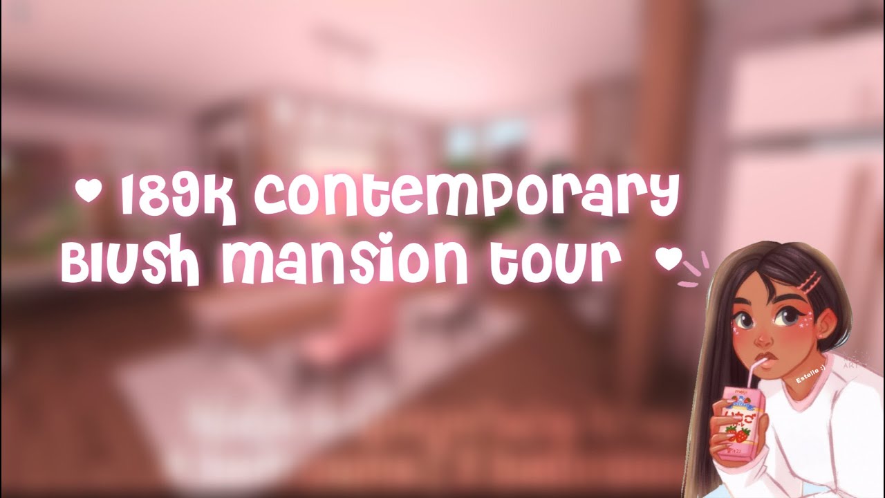 189K contemporary Blush Mansion Tour.