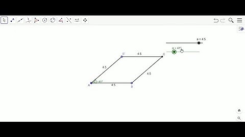GeoGebra Tutorial 1_Creating a Rhombus with Slider