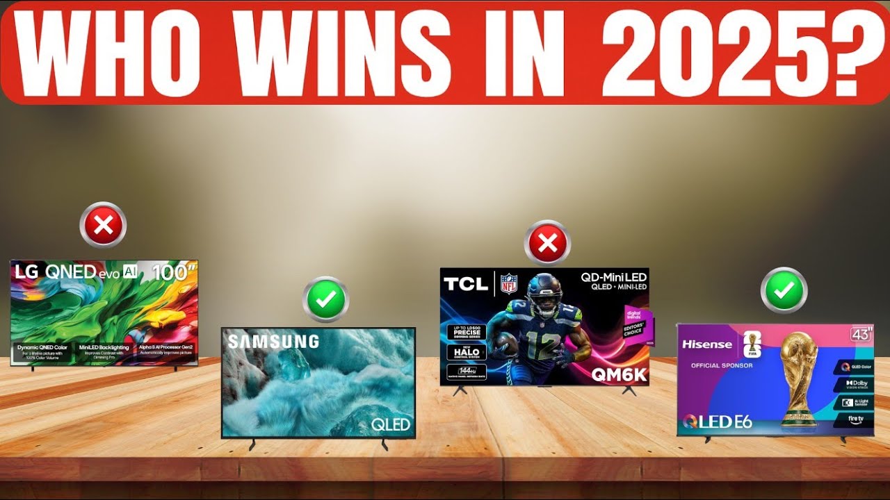 Best Budget QLED 4K TVs :Samsung vs LG vs TCL vs Hisense | Cheap Smart TV Review