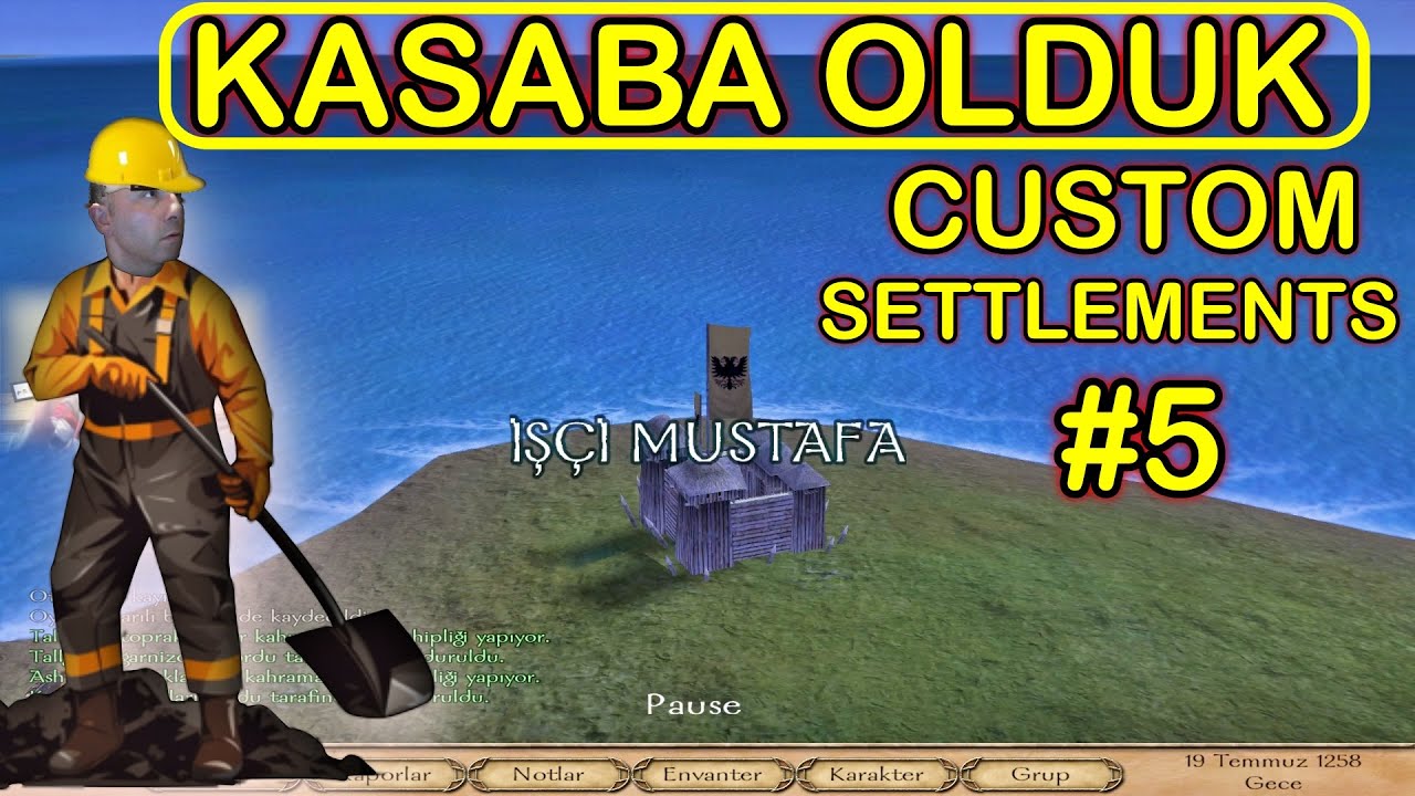 İŞÇİ MODU.. KASABA OLDUK - WARBAND CUSTOM SETTLEMENTS - YENİ BÖLÜM #5 