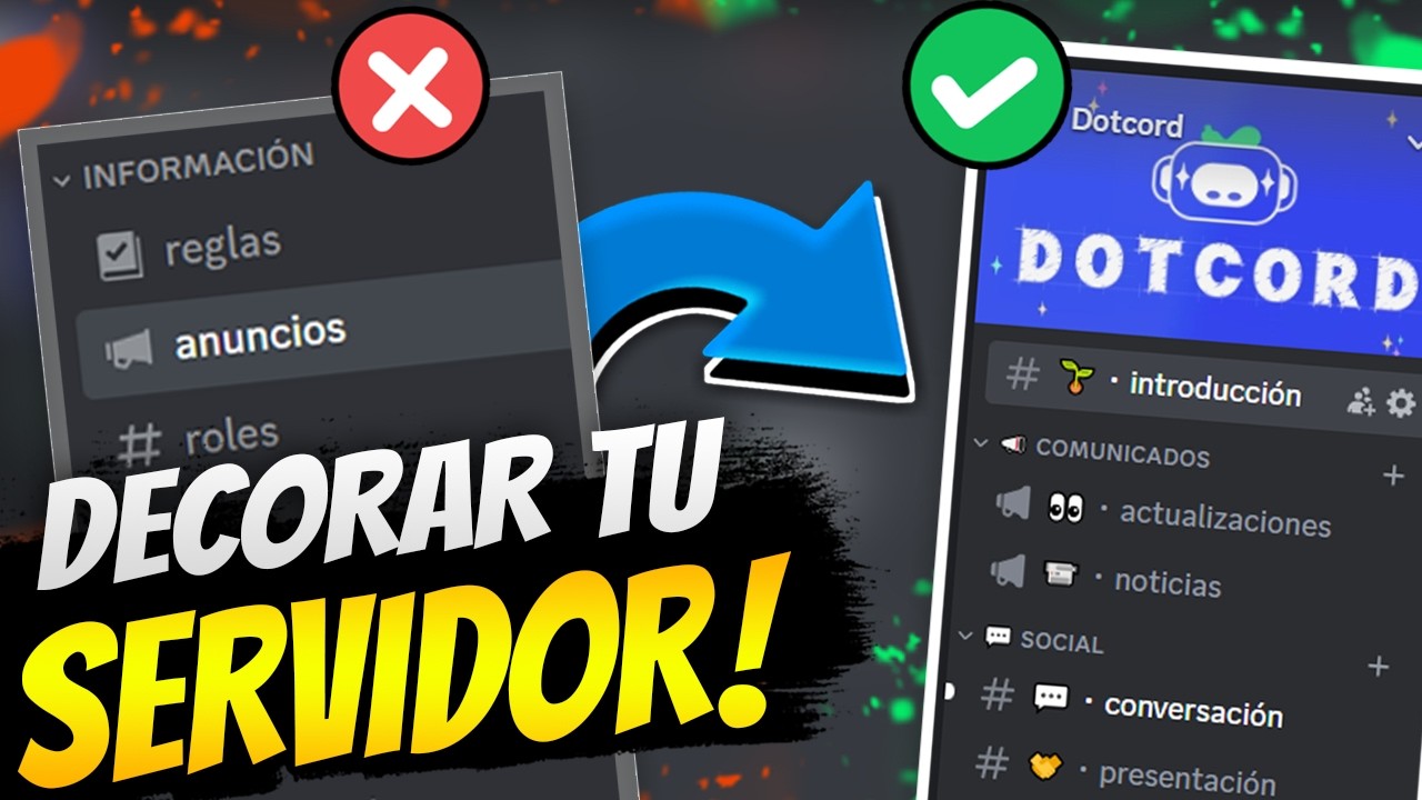 🔥 ¡Cómo DECORAR TU SERVER de DISCORD 2025! (Paso a paso)