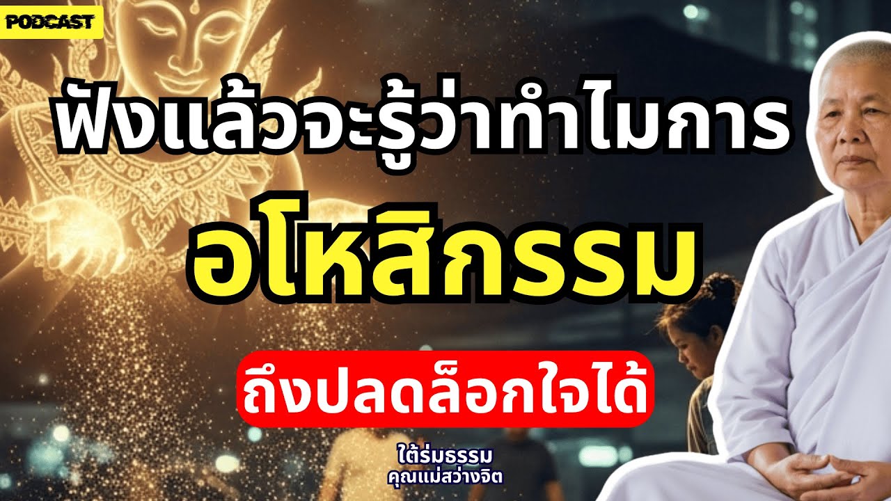 ฟังแล้วจะรู้ว่าทำไมการ ‘อโหสิกรรม’ ถึงปลดล็อกใจได้ | ใต้ร่มธรรม คุณแม่สว่างจิต