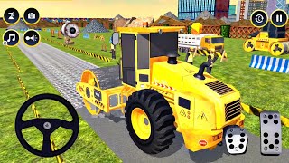 Real Road-Roller Road Construction Simulator : JCB Road Construction 3D : Android Gameplay screenshot 4