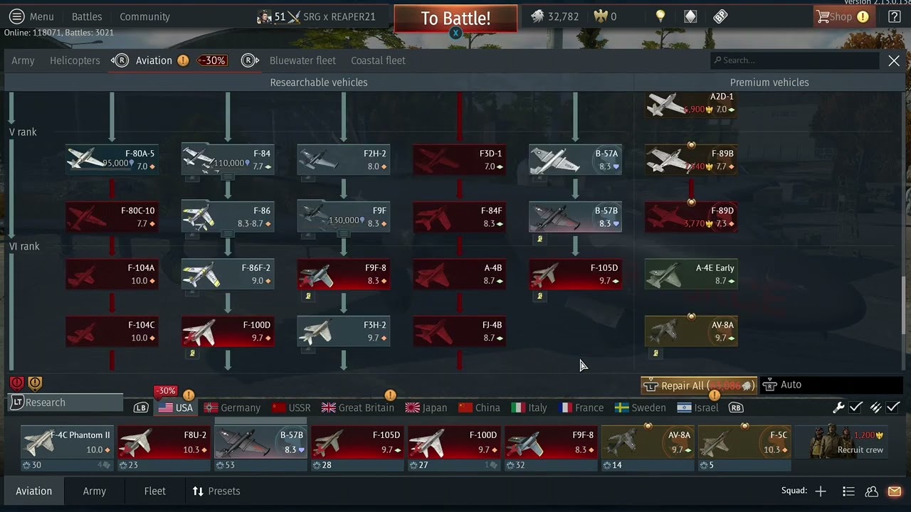 There are no rank 9 aircraft in war thunder this is the USA tree