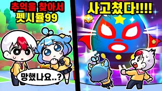 추억을찾아서 펫시뮬99편 그런데.. 게임 망했나요? 하지만 여전히 운이 좋은 태경 사고쳤습니다!! (로블록스)