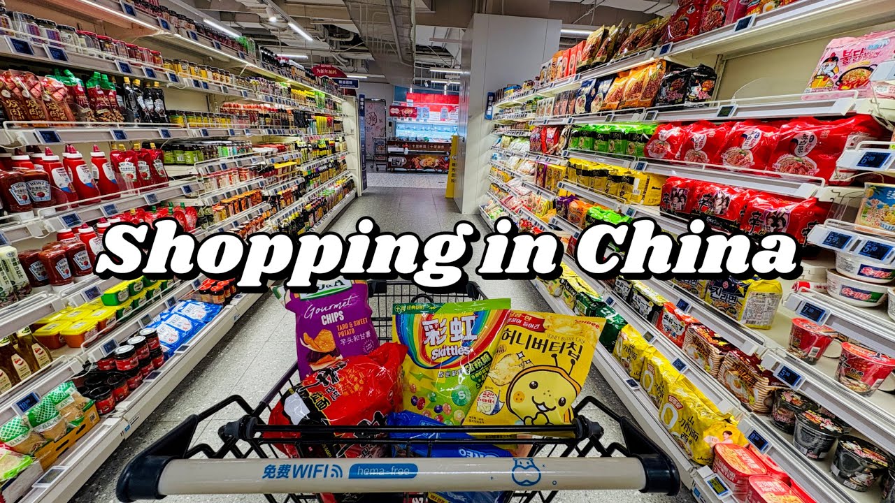 Grocery Shopping in China✨Trending Snacks & Finds  | Relaxing Market Haul🛒Freshippo Supermarket