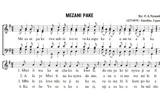 Mezani Pake ~ F. A. Nyundo