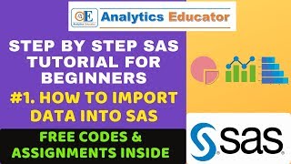 SAS Tutorial for beginners [ How to import Data]