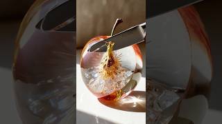 Glass apple 🍎 #satisfying #food #ai #apple #asmr