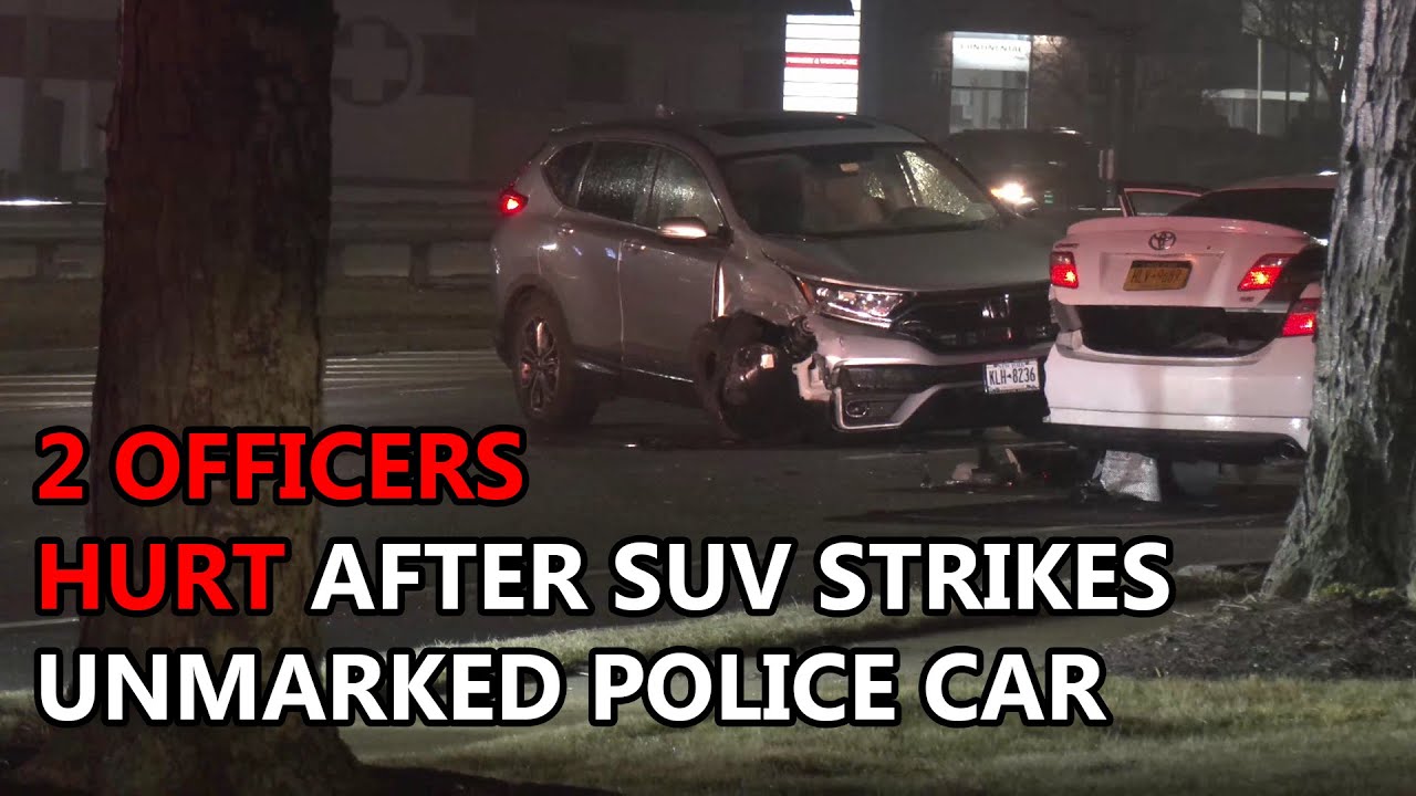 2 Officers Hurt After Vehicle Crashes Into Unmarked Police Car in ...