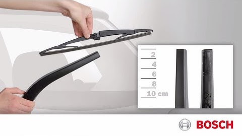 Rear Slide Pinch Connection - How to Install Bosch Spectrum DirectFit Rear Wiper Blades