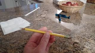 I like a big pencil.