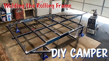 How to Build a DIY Squaredrop CAMPER // ep.1 the rolling trailer frame
