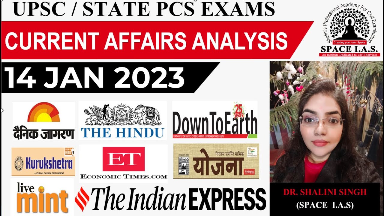 14 January 2023 UPSC Current Affairs | The Hindu | Indian Express ...