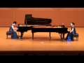 『ラプソディ・イン・ブルー』ガーシュウィン　２台ピアノ（志儀桂子×遠藤桂子）Rhapsody in Blue/Gershwin