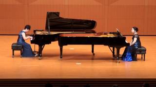 『ラプソディ・イン・ブルー』ガーシュウィン　２台ピアノ（志儀桂子×遠藤桂子）Rhapsody in Blue/Gershwin