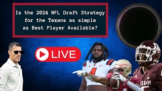 Is the Texans Draft Strategy as Simple as Best Player Available?