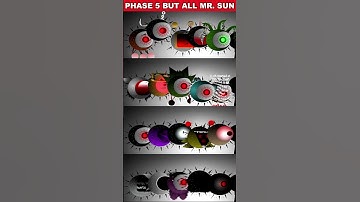 Sprunki Phase 5 But Everyone is Mr Sun *Mix Version* Incredibox Sprunki #incredibox #viralshorts