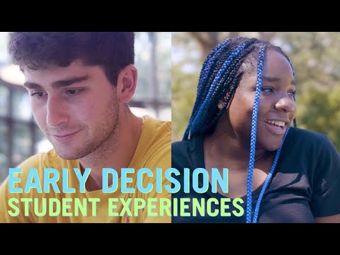 Tulane Early Decision Student Experiences