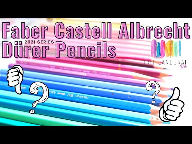 Faber Castell Watercolor Pencil Review. Comparing Albrecht Dürer &  Goldfaber Aqua 