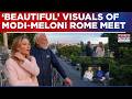 Modi &amp; Meloni Meet: Indian PM Visits Iconic Italian Colosseum With Italian PM, Official Talks Soon
