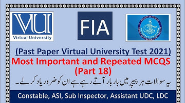 FIA past papers 2022|FIA|written test preparation for Constable, ASI, SubInspector,Assistant,UDC,LDC